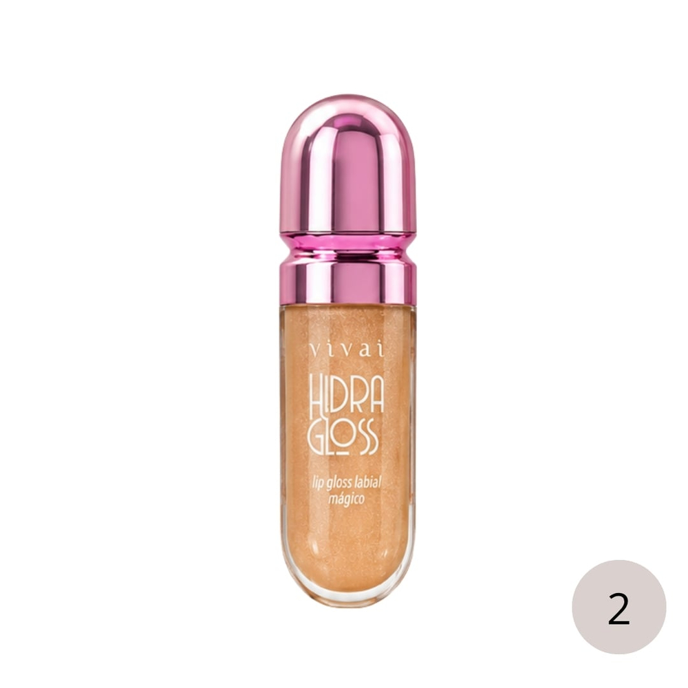 Hidra Gloss Lip Gloss Labial Mágico 7Ml Vivai - Imagem 3