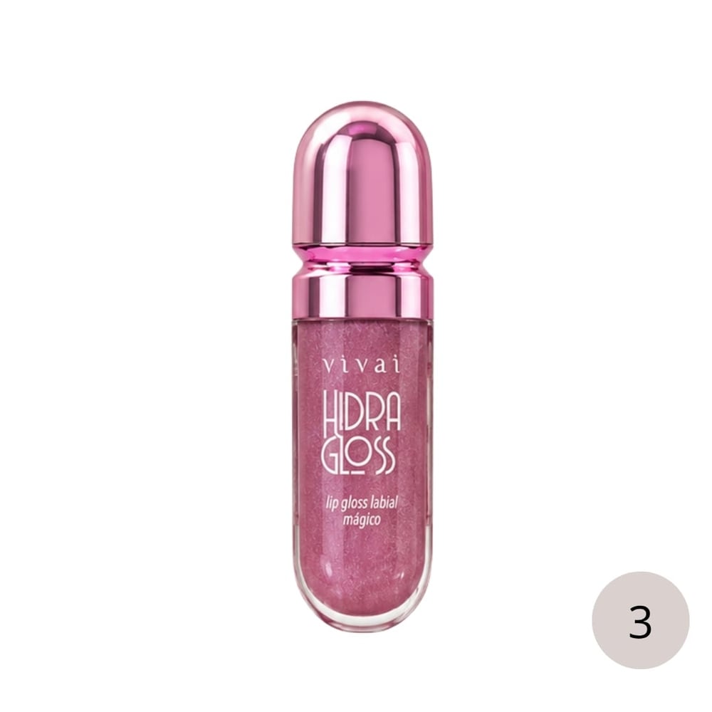 Hidra Gloss Lip Gloss Labial Mágico 7Ml Vivai - Imagem 4