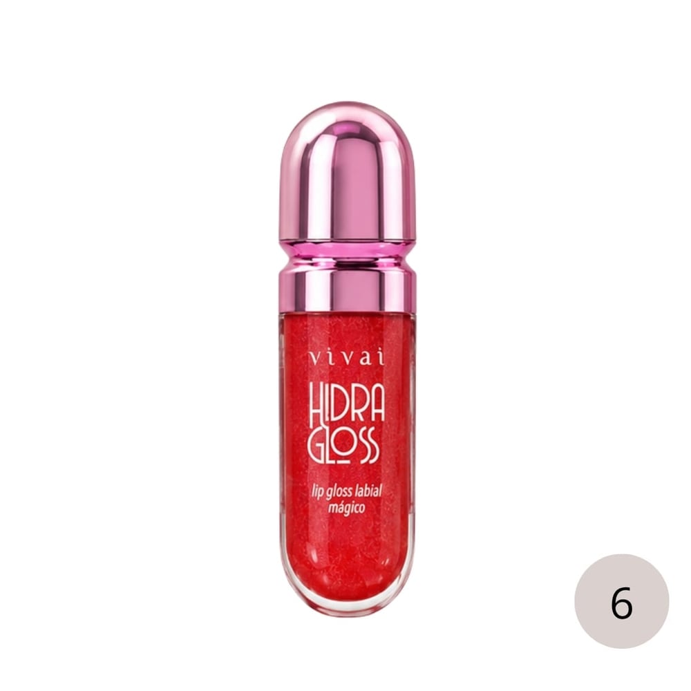 Hidra Gloss Lip Gloss Labial Mágico 7Ml Vivai - Imagem 7