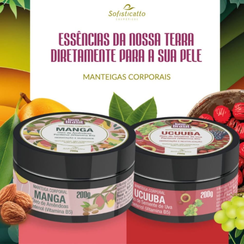 Hidratante Corporal 200G Linha Bem Brasil Sofisticatto - Imagem 2