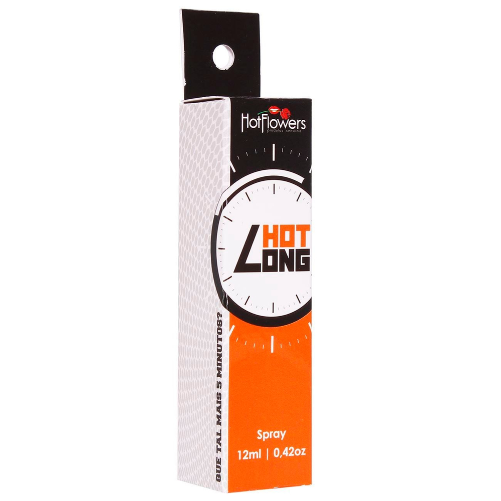 Hot Long Spray Prolongador Masculino 12Ml Hot Flowers - Imagem 3