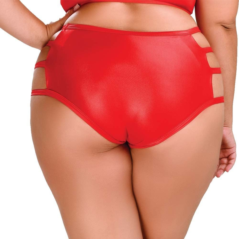 Hot Pants Cinquenta Tons Mais Hot Plus Size Hot Flowers - Imagem 4