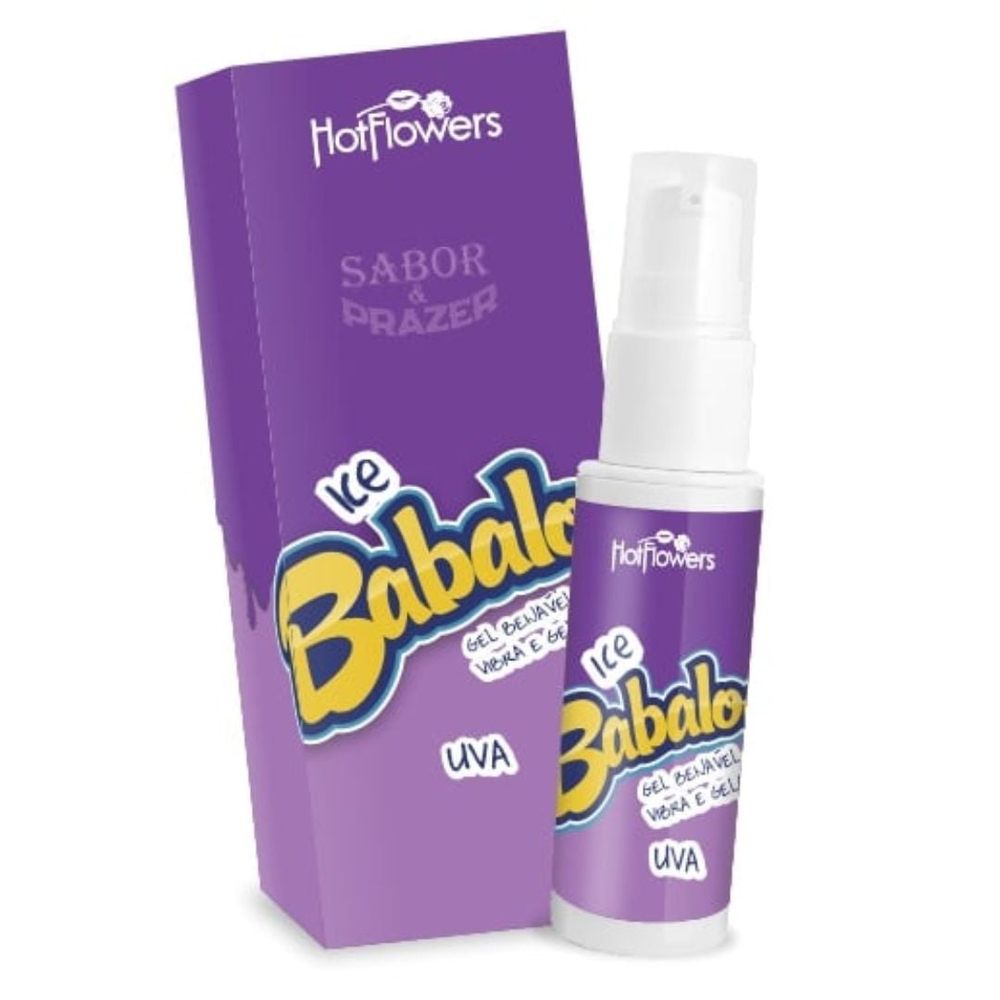 Ice Babaloo Gel Beijável Vibra E Gela 15G Hot Flowers - Imagem 5