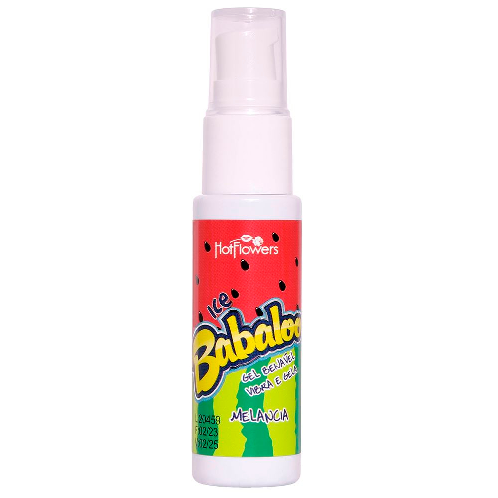 Ice Babaloo Gel Beijável Vibra E Gela 15G Hot Flowers - Imagem 7