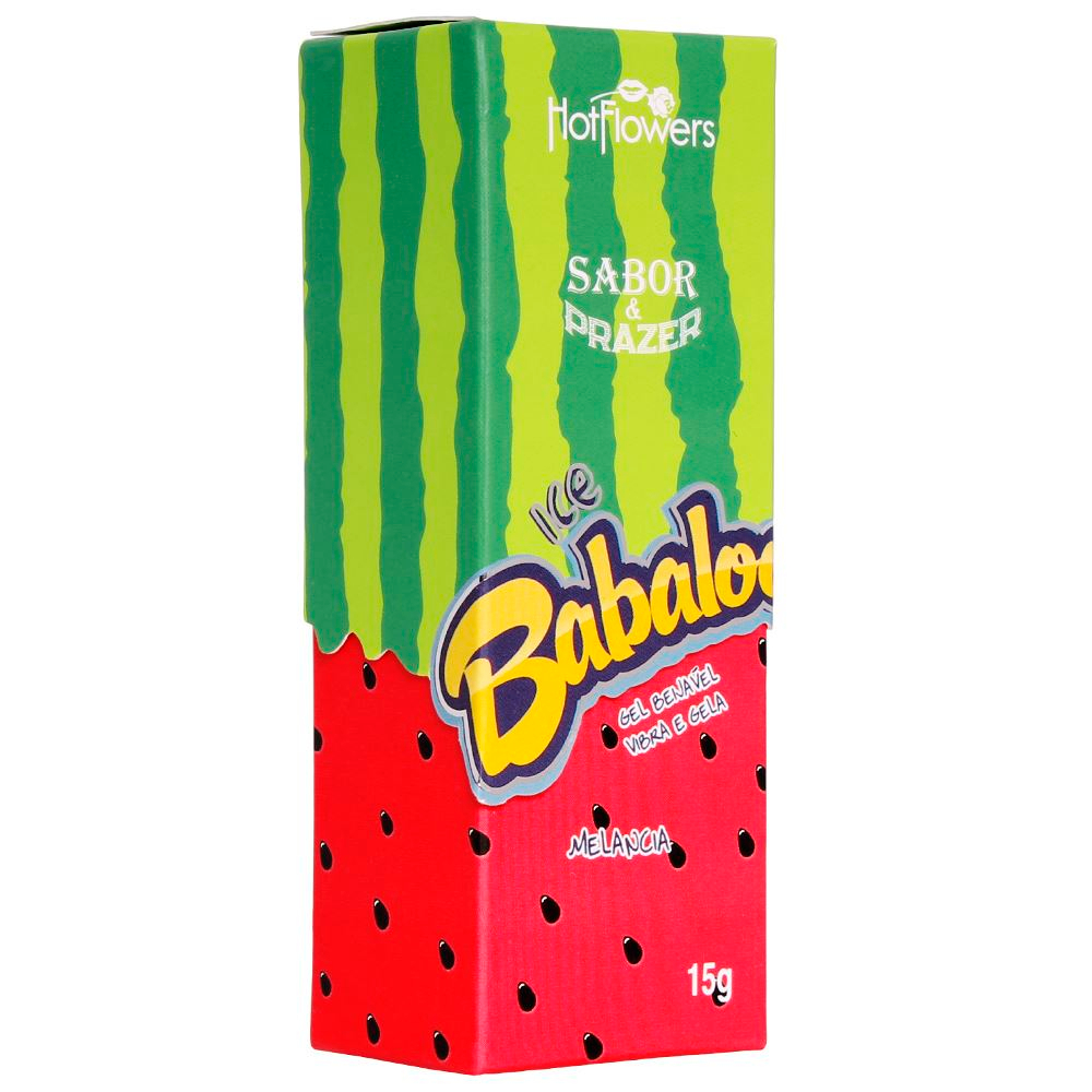 Ice Babaloo Gel Beijável Vibra E Gela 15G Hot Flowers - Imagem 9