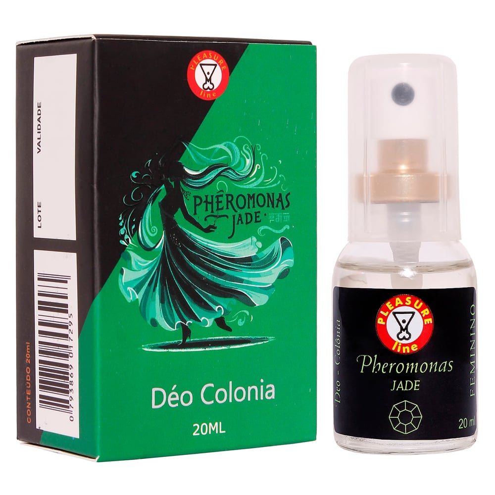 Jade Pheromonas Déo Colônia Feminina 20Ml Pleasure Line