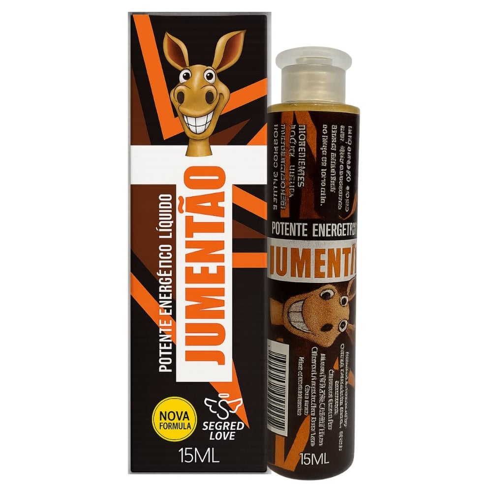 Jumentão Energético Líquido Masculino 15Ml Secret Love