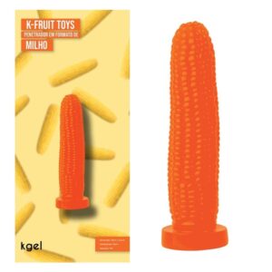 K-Fruit Toys Prótese Em Formato De Milho 16 X 3,5Cm Kgel