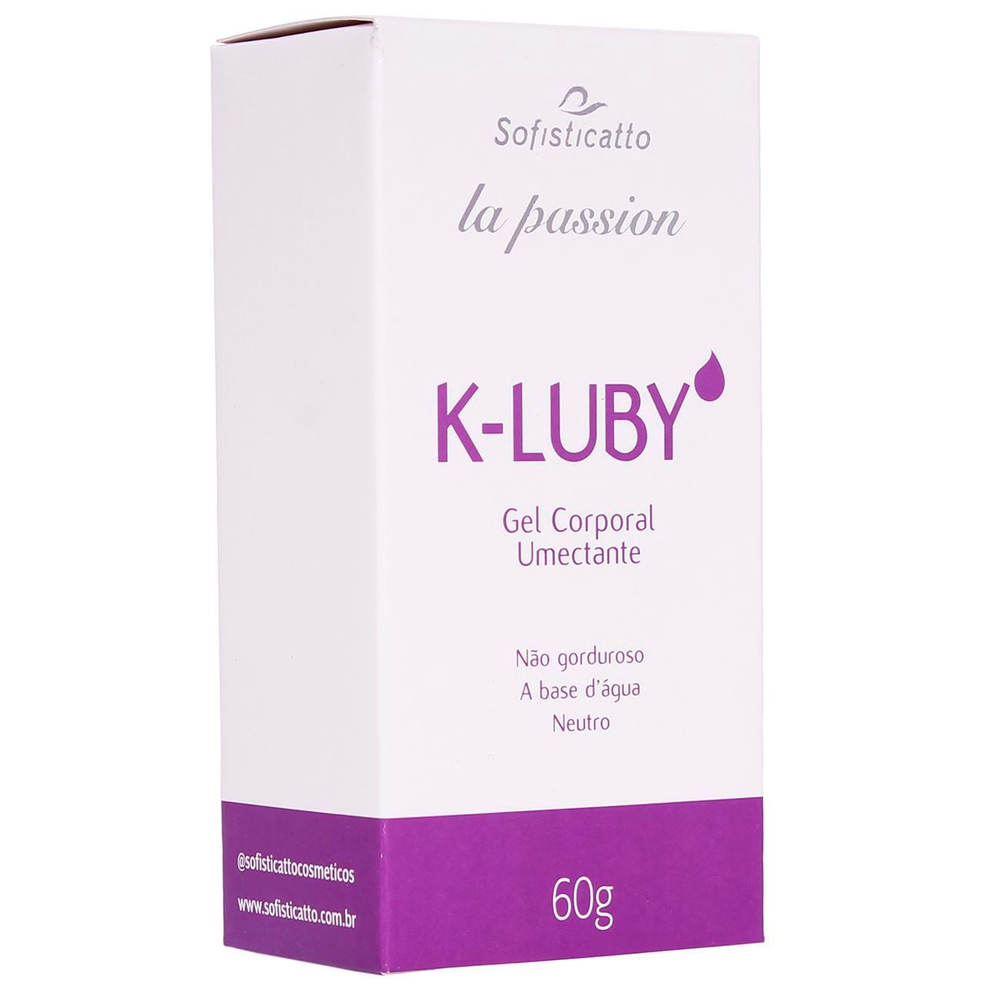 K Luby Lubrificante Íntimo Neutro 60G Sofisticatto - Imagem 3