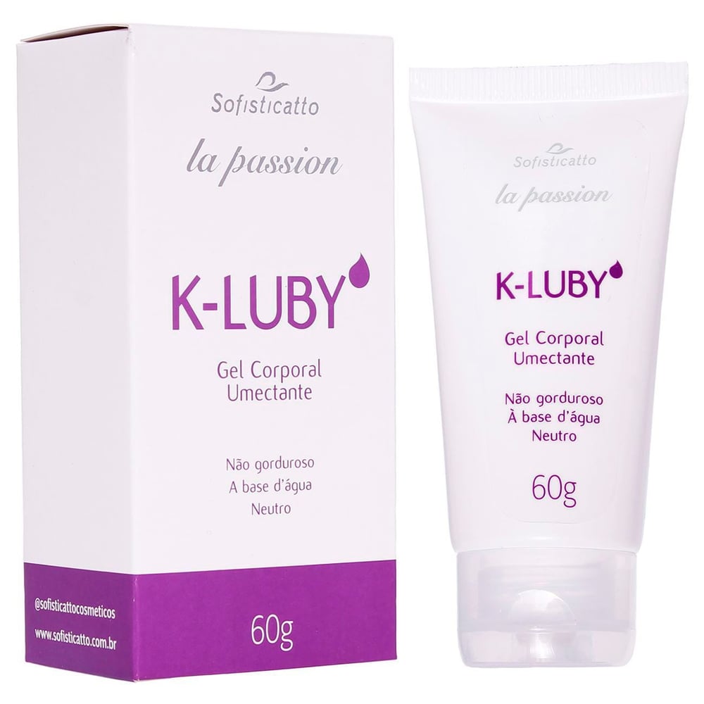 K Luby Lubrificante Íntimo Neutro 60G Sofisticatto