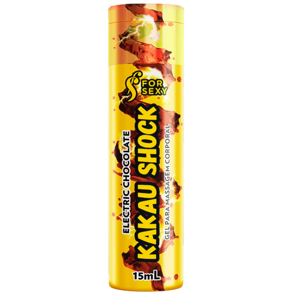 Kakau Shock Electric Gel Comestível 18G Forsexy - Imagem 2