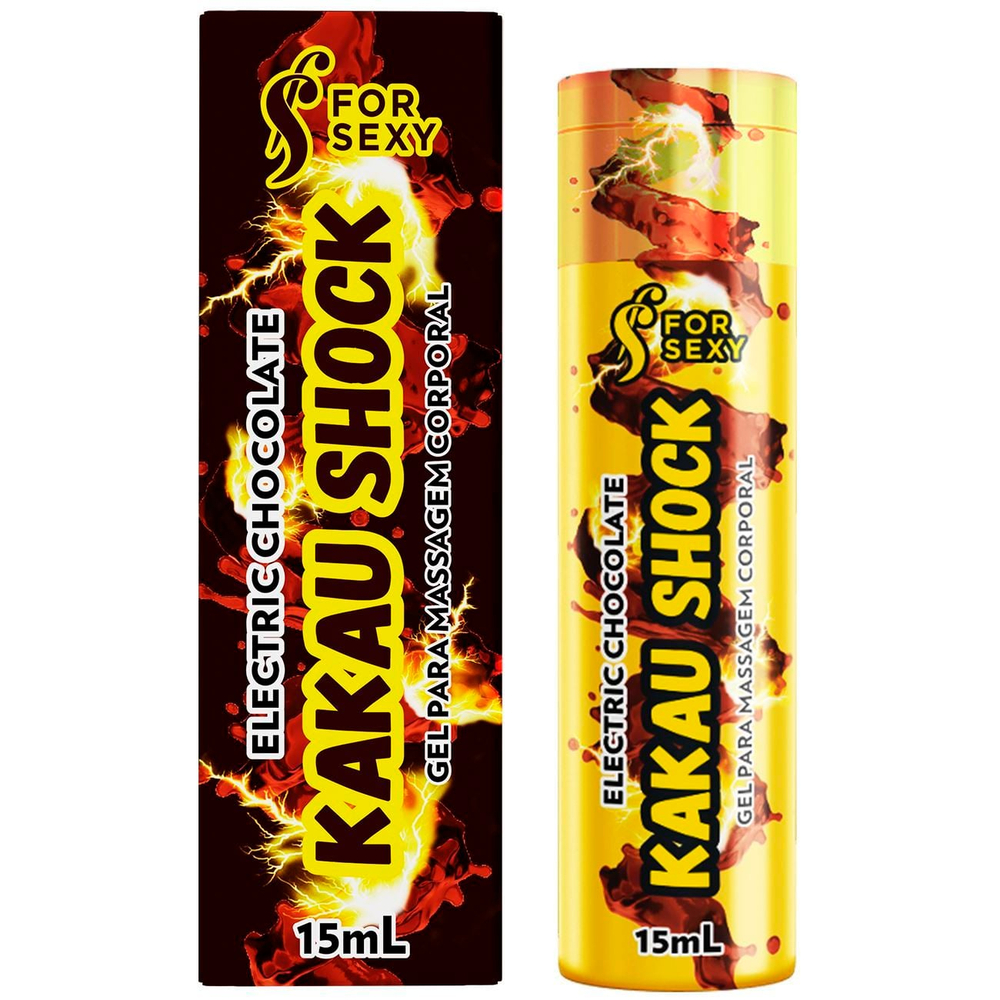 Kakau Shock Electric Gel Comestível 18G Forsexy