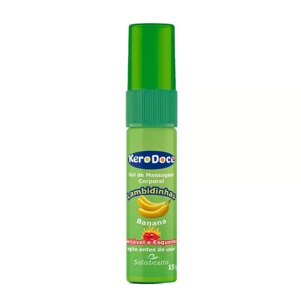 Kero Doce Gel De Massagem Beijável Hot 15G Sofisticatto - Imagem 2