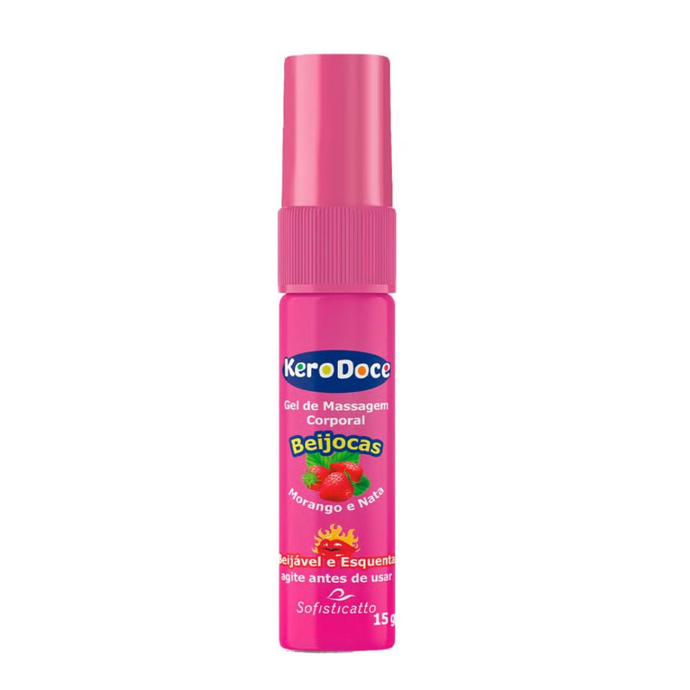 Kero Doce Gel De Massagem Beijável Hot 15G Sofisticatto - Imagem 3