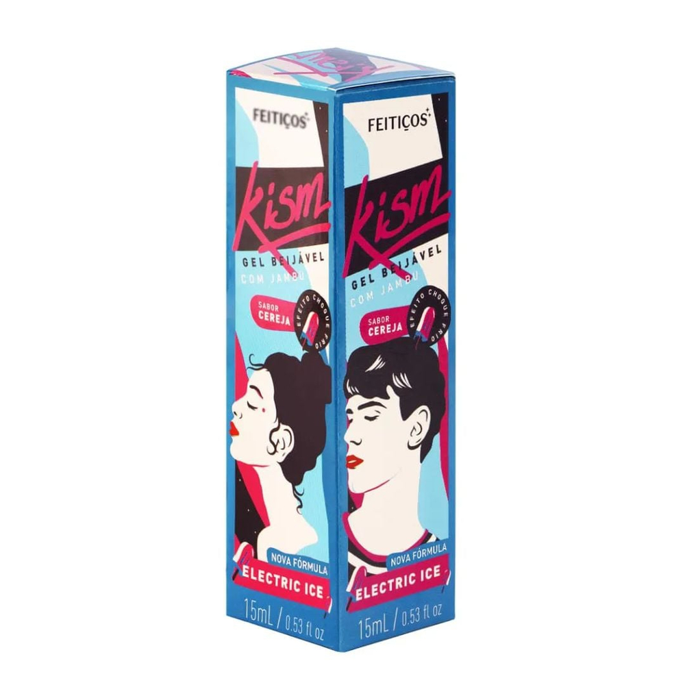 Kism Gel Beijável Eletric Ice 15Ml Feitiços - Imagem 3