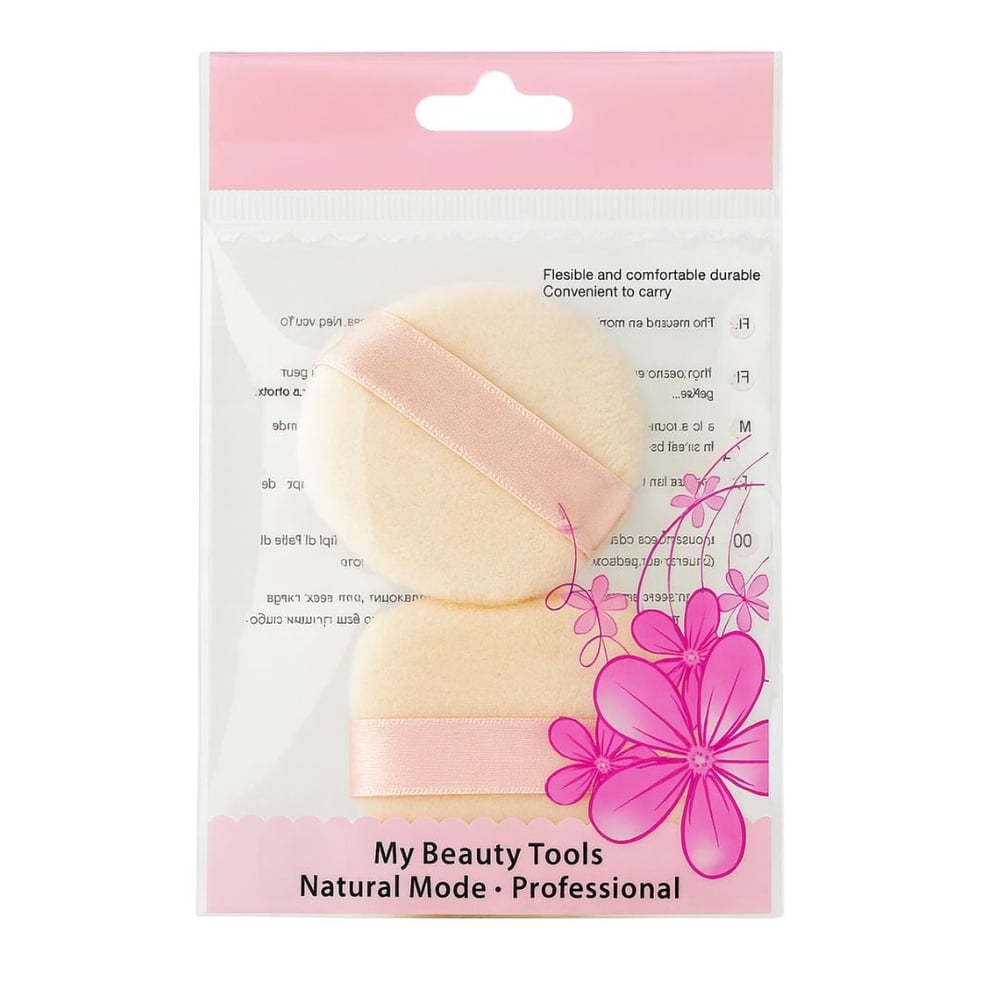 Kit 2 Esponjas Redonda E Retangular Natural Mode Vibe Toys