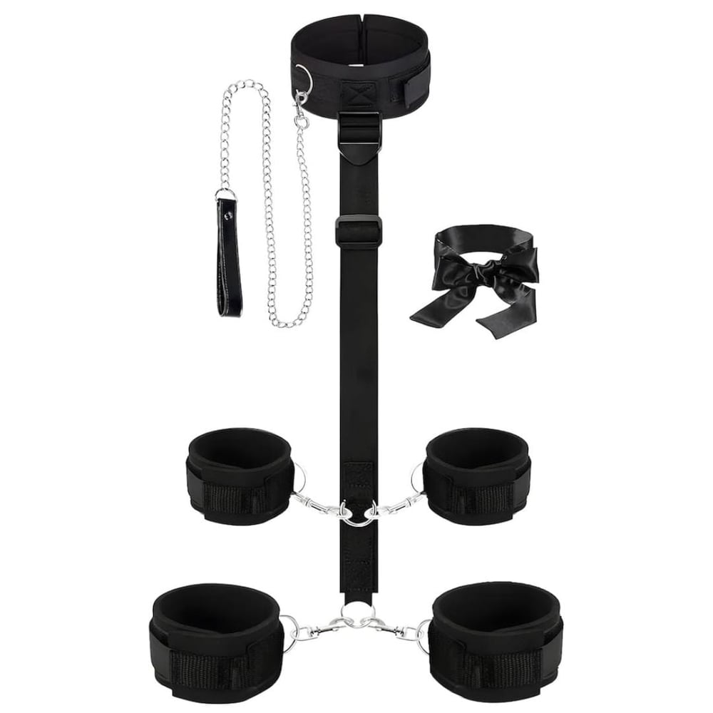 Kit Bondage Com Corrente De Tração E Venda Vibe Toys - Imagem 6