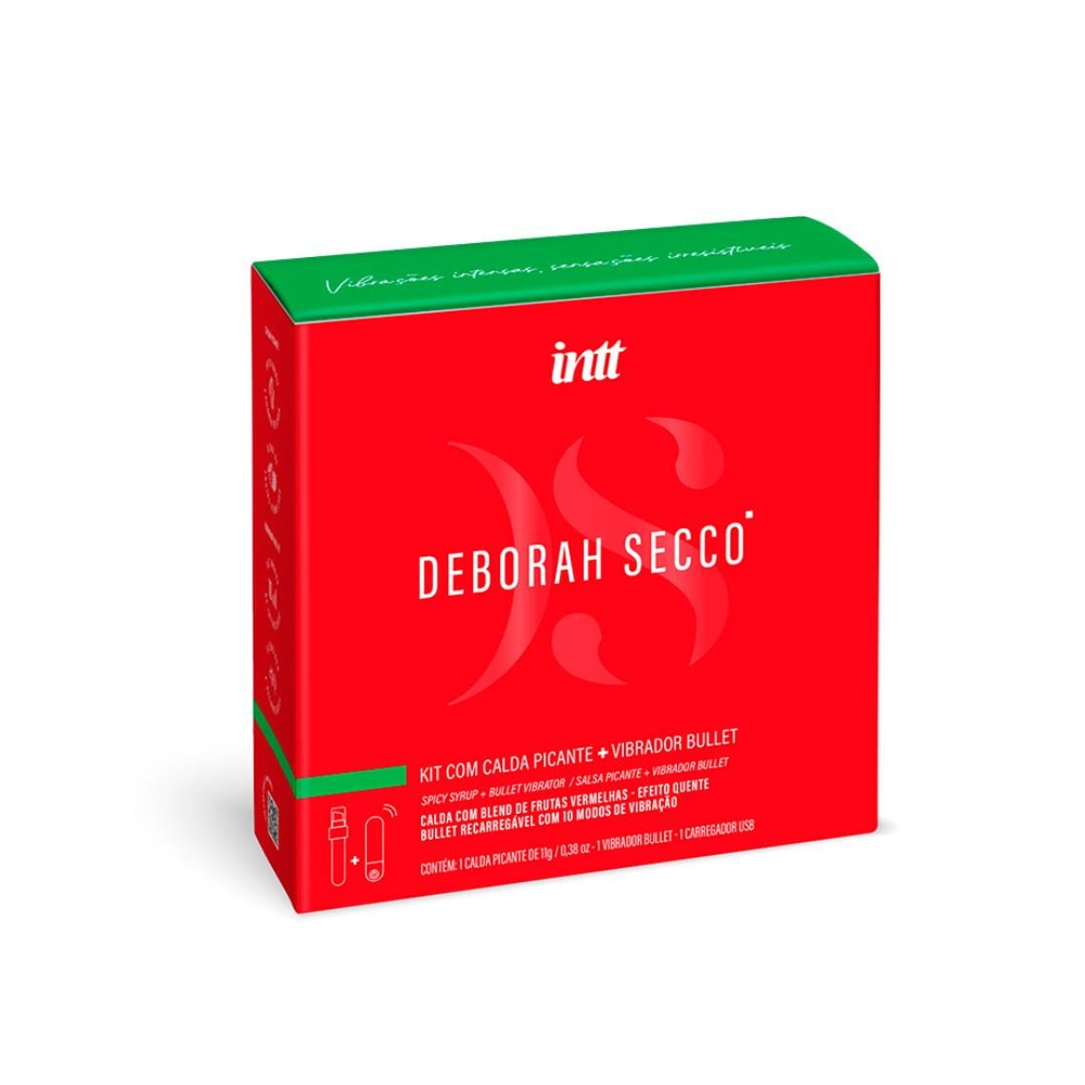 Kit Bullet E Calda Beijável Picante Deborah Secco Intt - Imagem 5