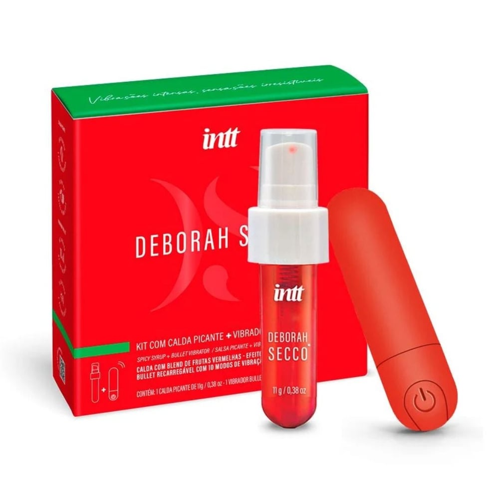 Kit Bullet E Calda Beijável Picante Deborah Secco Intt