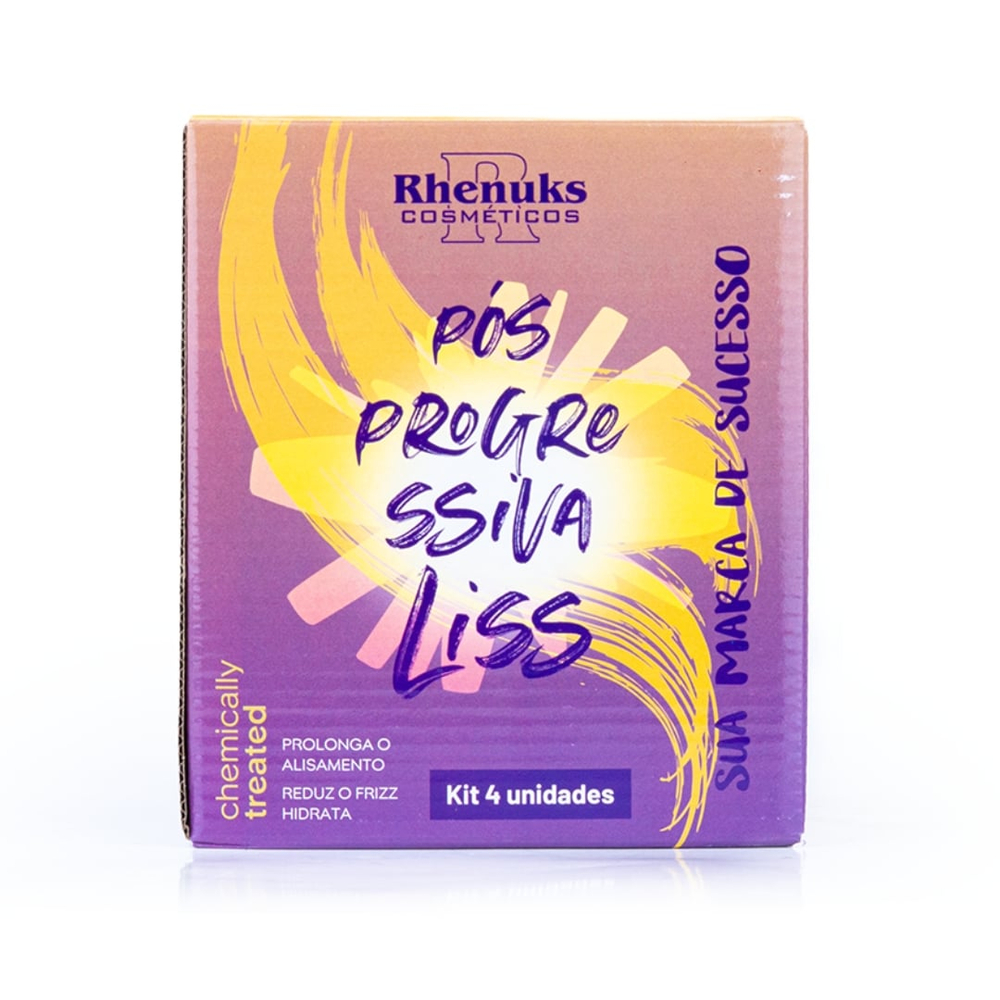 Kit Capilar Pós Progressiva Liss Com 4 Itens Rhenuks Cosméticos - Imagem 2