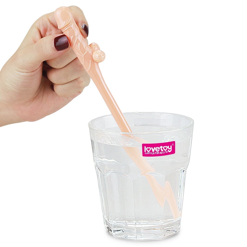 Kit Com 9 Canudos Pênis Original Willy Straws Vibe Toys - Imagem 3