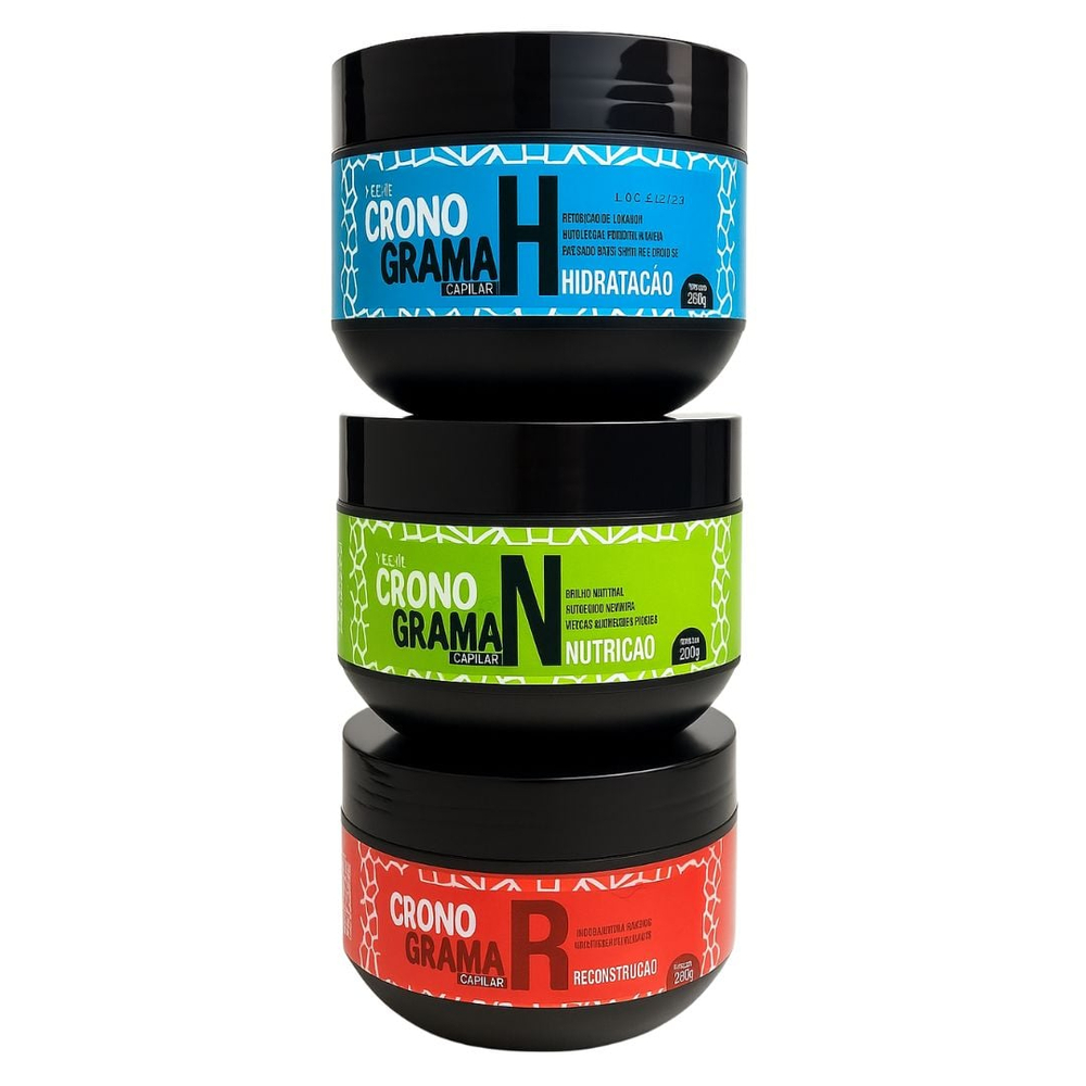 Kit Cronograma Capilar Com 3 Itens Rhenuks Cosméticos - Imagem 2