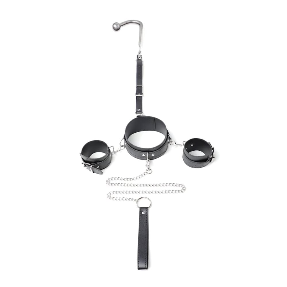 Kit De Bondage Com Gancho Metálico Anal Vibe Toys - Imagem 6