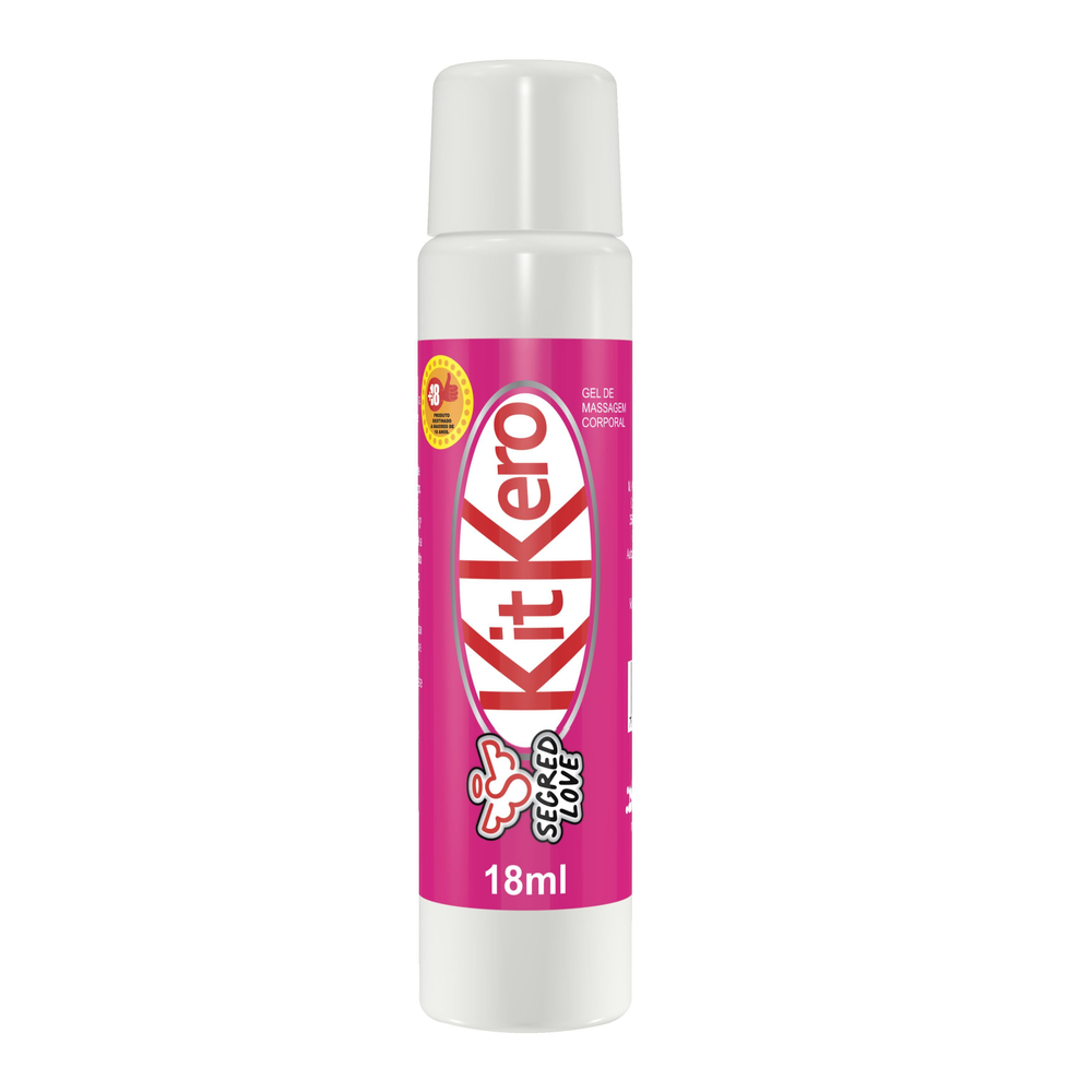 Kit Kero Gel Beijável Para Massagem 18Ml Segred Love - Imagem 2