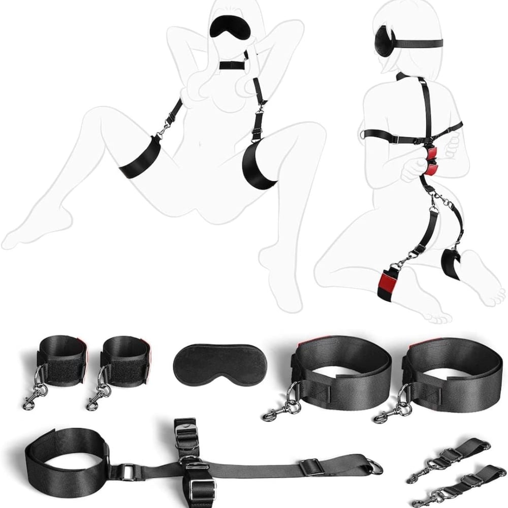 Kit Sado Bondage Com 8 Peças Vibe Toys - Imagem 6