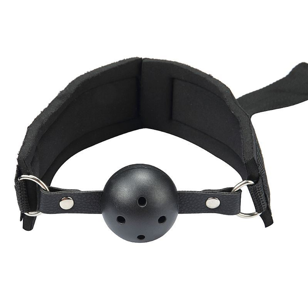 Kit Sado Muzzle Algema Traseira Com Mordaça Vibe Toys - Imagem 7