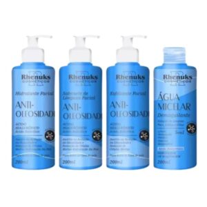 Kit Skin Care Anti Oleosidade Com 4 Itens Rhenuks Cosméticos