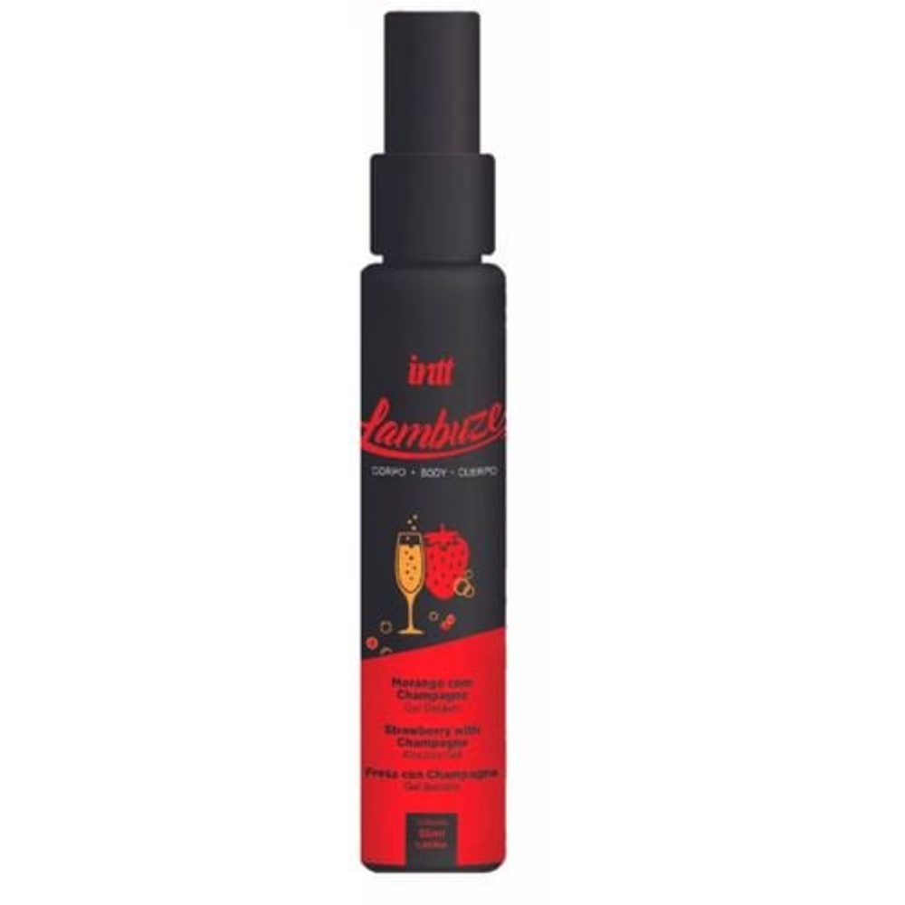 Lambuze Gel Beijável Para Massagem Hot 55Ml Intt - Imagem 4