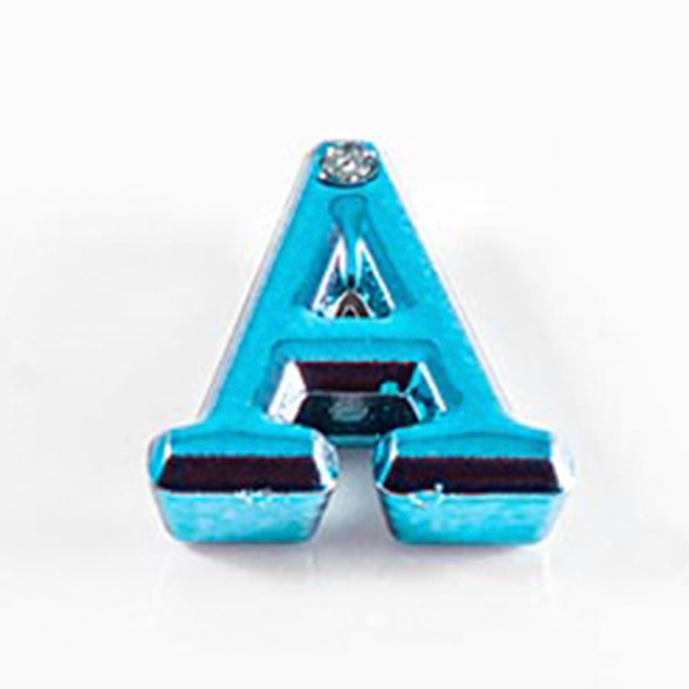Letras Para Personalizar Em Plástico Abs Azul Hard - Imagem 2