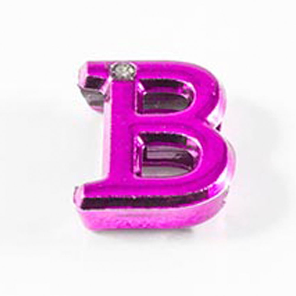 Letras Para Personalizar Em Plástico Abs Rosa Hard - Imagem 3