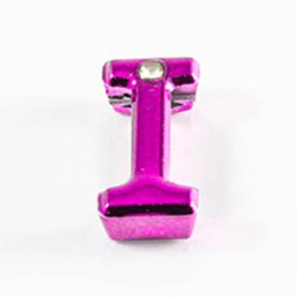 Letras Para Personalizar Em Plástico Abs Rosa Hard - Imagem 10
