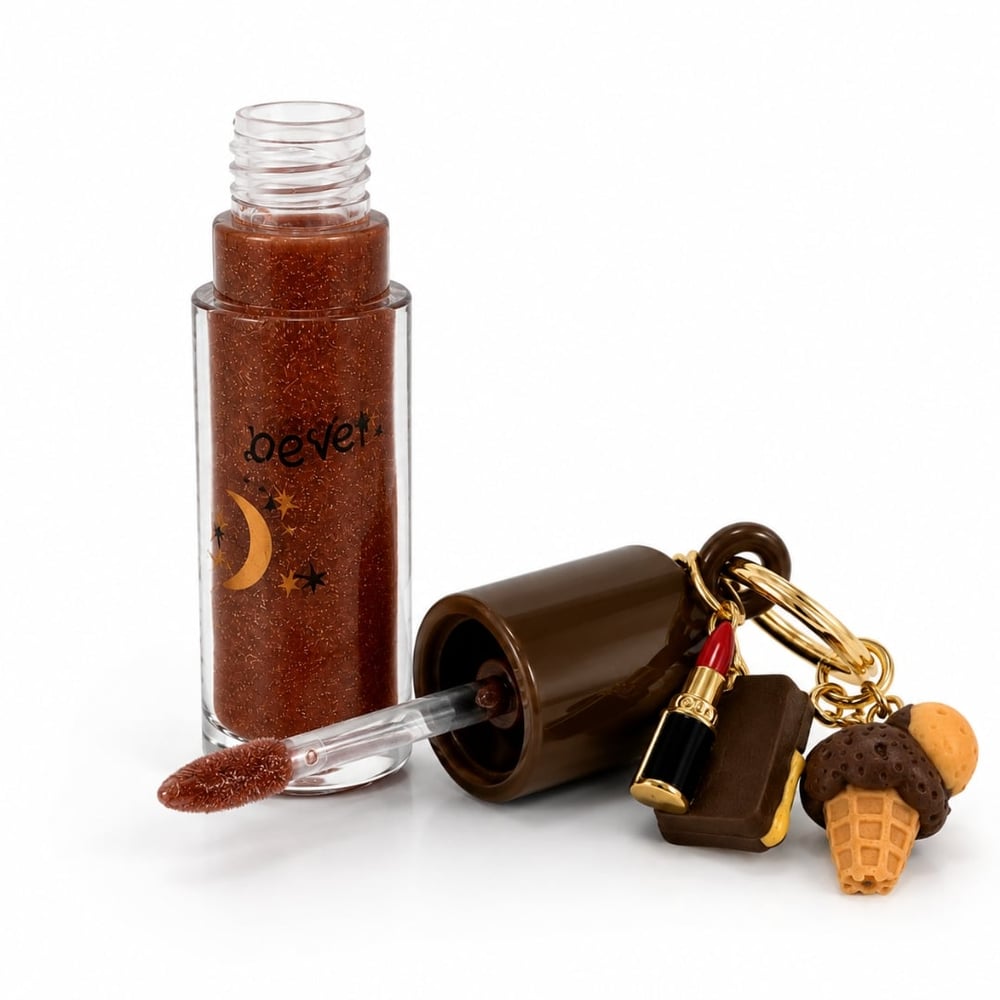 Lip Gloss Chocolate Hinchalabio 12Ml Love Rain By Vivai - Imagem 5