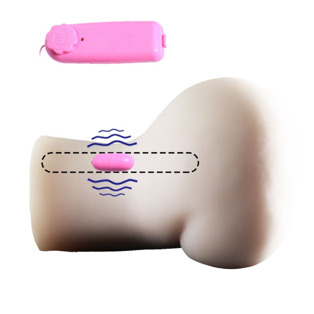 Little Emy Masturbador Realístico Formato De Bunda Vagina Vibe Toys - Imagem 6