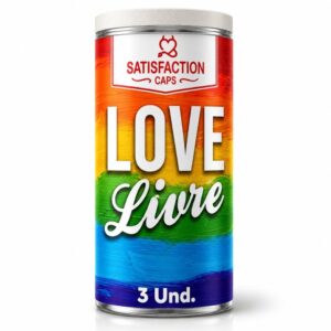 Love Livre Bolinha Com Óleo Corporal 03 Unidades Satisfaction Caps