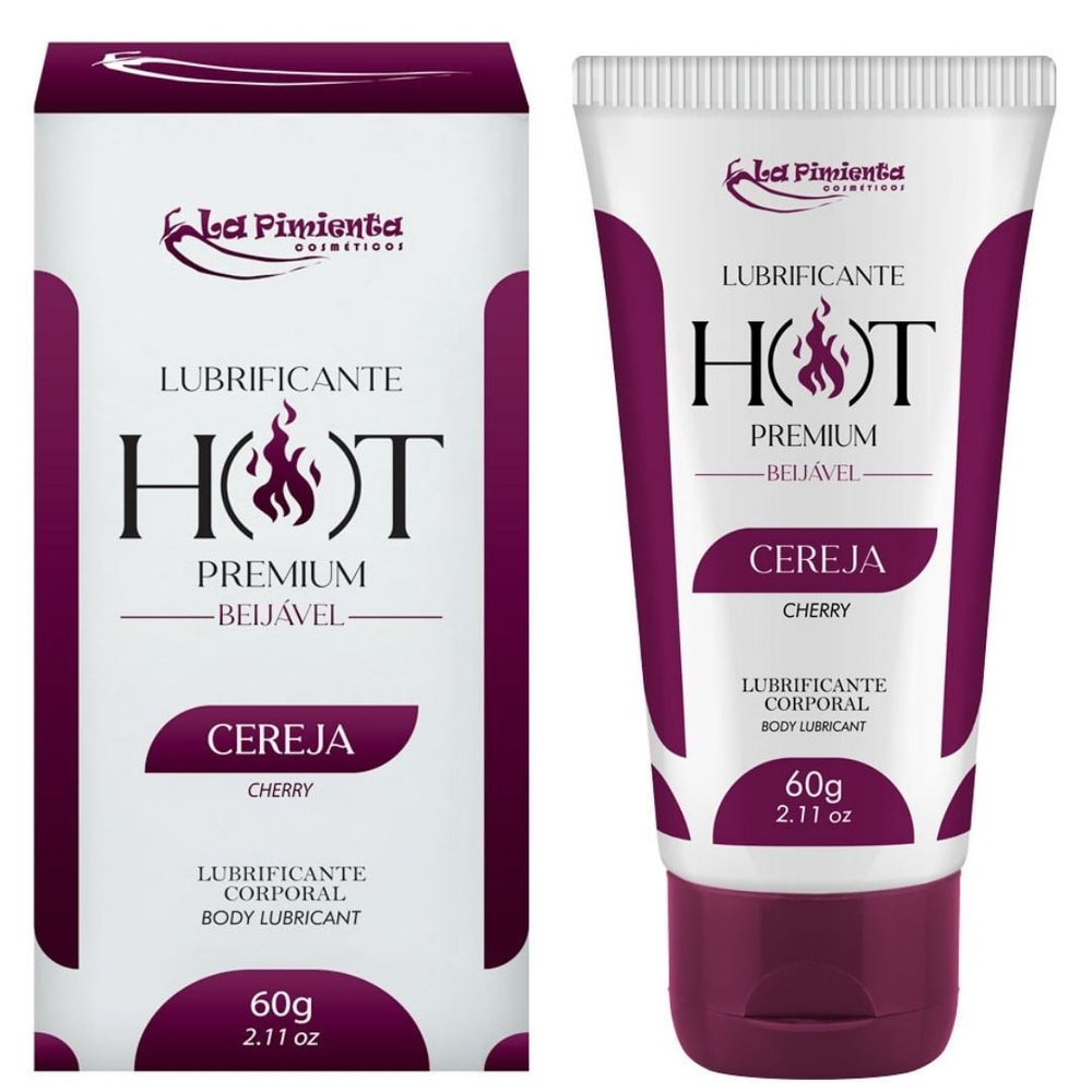 Lubrificante Hot Premium Corporal Beijável 60G La Pimienta - Imagem 2