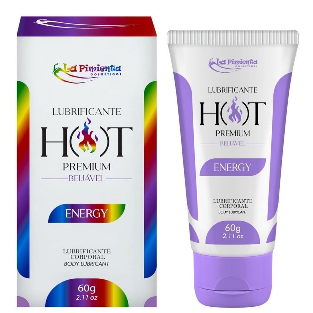 Lubrificante Hot Premium Corporal Beijável 60G La Pimienta - Imagem 5