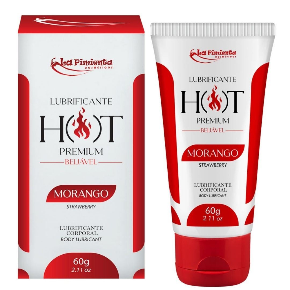 Lubrificante Hot Premium Corporal Beijável 60G La Pimienta - Imagem 7