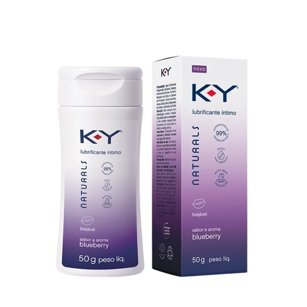 Lubrificante Íntimo Beijável Naturals 50G Ky - Imagem 4