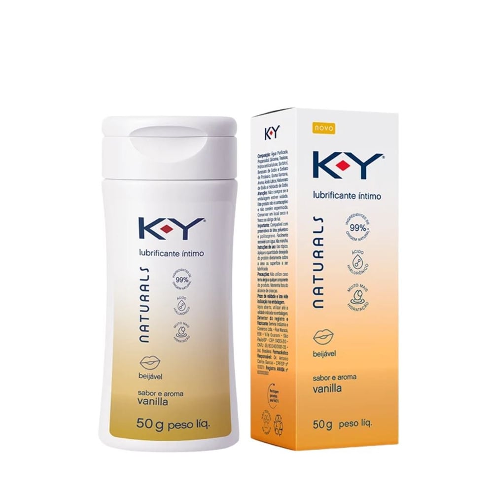 Lubrificante Íntimo Beijável Naturals 50G Ky - Imagem 6