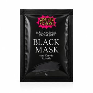 Máscara Facial Black 8G Peel Off Super Poderes By Vivai