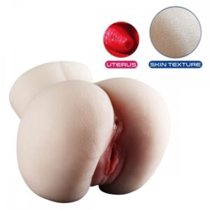 Masturbador Formato Bumbum Com Ânus E Vagina Penetráveis Crazy Lion