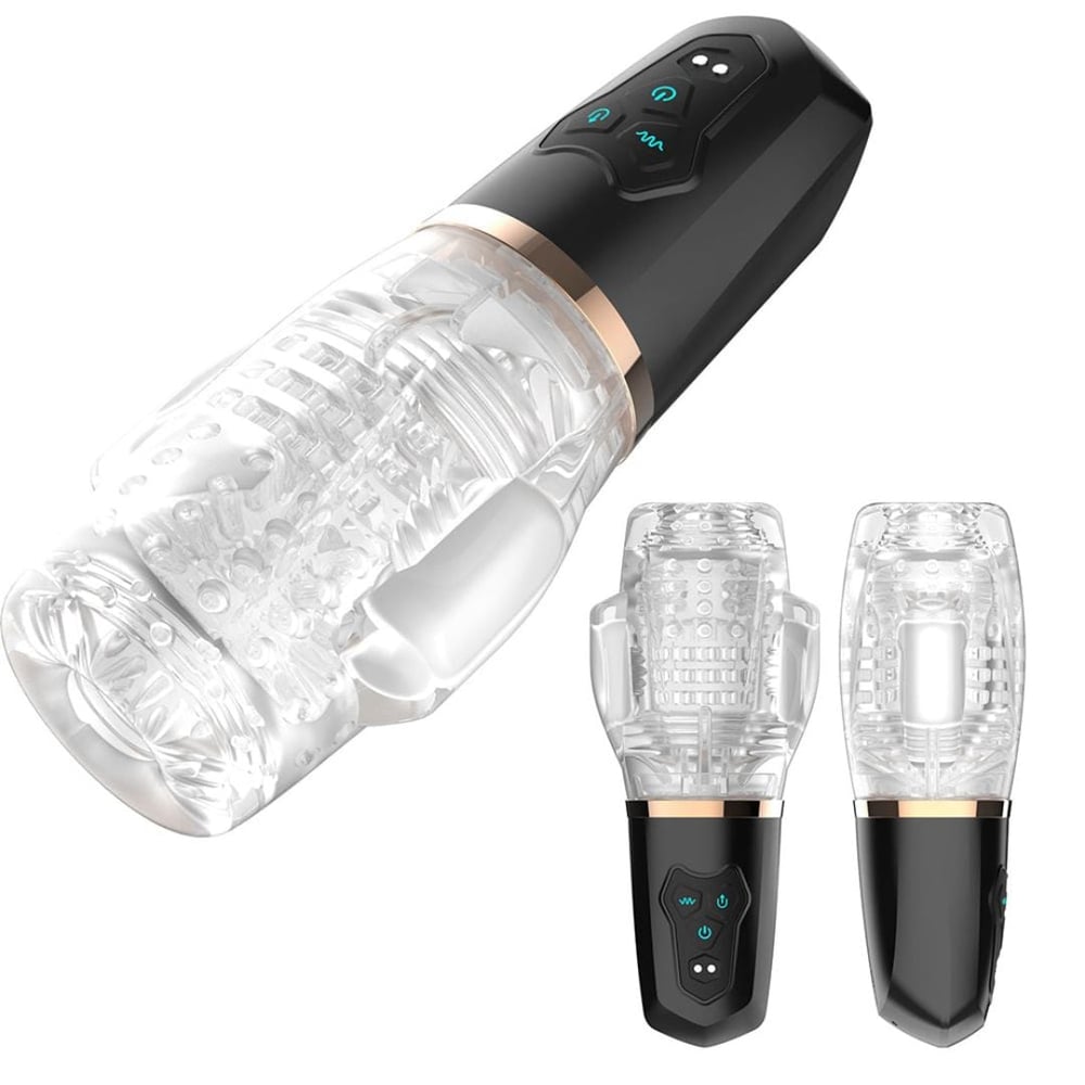 Masturbador Lanterna Com Língua Estimuladora Sucção E Função De Voz Vibe Toys - Imagem 9