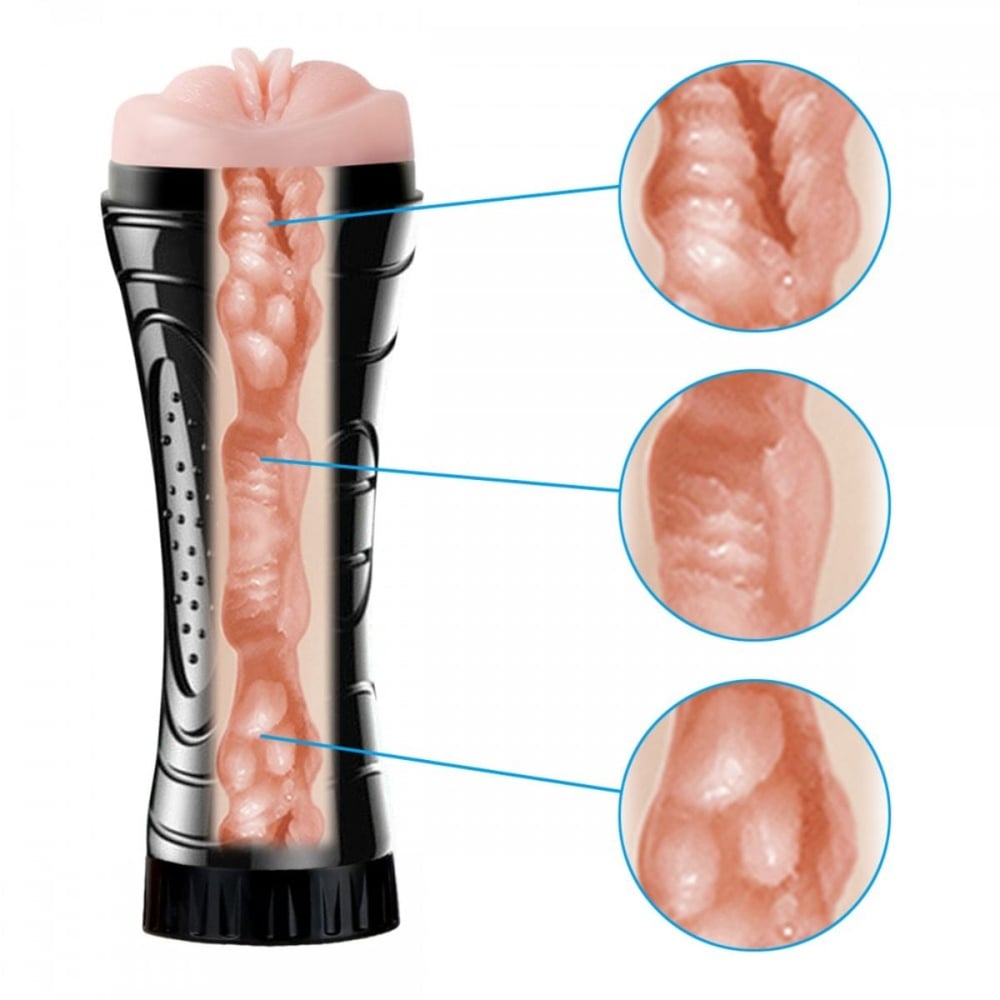 Masturbador Lanterna Elettra Com Formato De Vagina Vibe Toys - Imagem 2