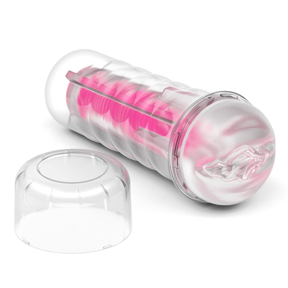 Masturbador Lanterna Pink Glow Formato De Vagina Lumino Play Lovetoy - Imagem 2