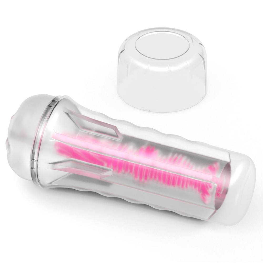 Masturbador Lanterna Pink Glow Formato De Vagina Lumino Play Lovetoy - Imagem 3