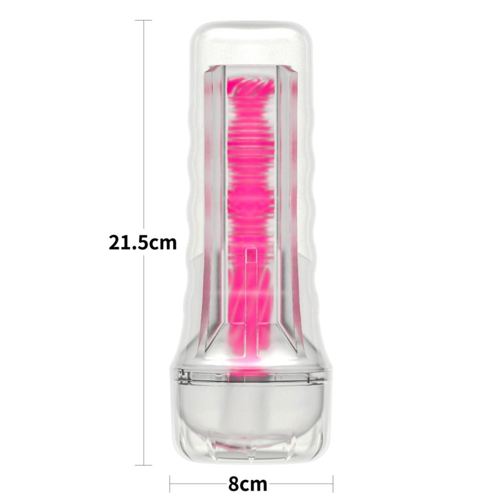 Masturbador Lanterna Pink Glow Formato De Vagina Lumino Play Lovetoy - Imagem 5